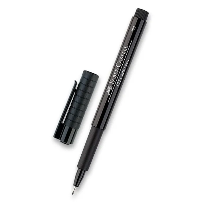 Hauptproduktbild Popisovač Faber-Castell Pitt Artist Pen F, černý