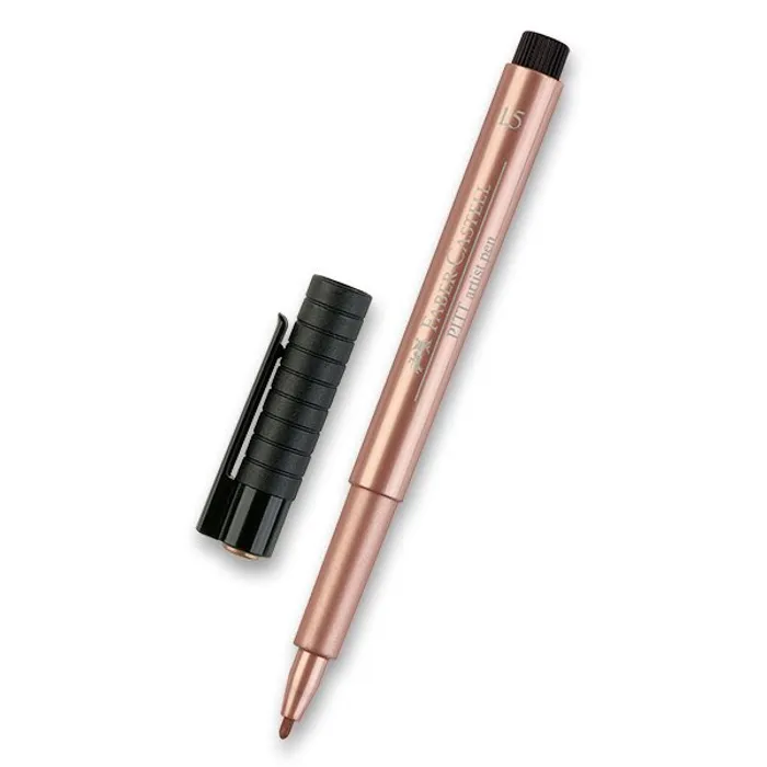 Hauptproduktbild Popisovač Faber-Castell Pitt Artist Pen Metallic měděný