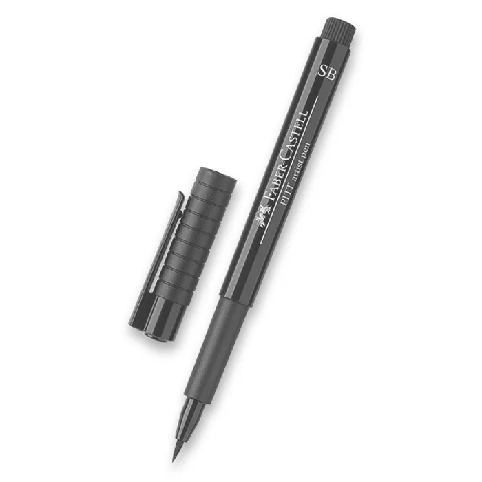 Hauptproduktbild Popisovač Faber-Castell Pitt Artist Pen Soft Brush černý