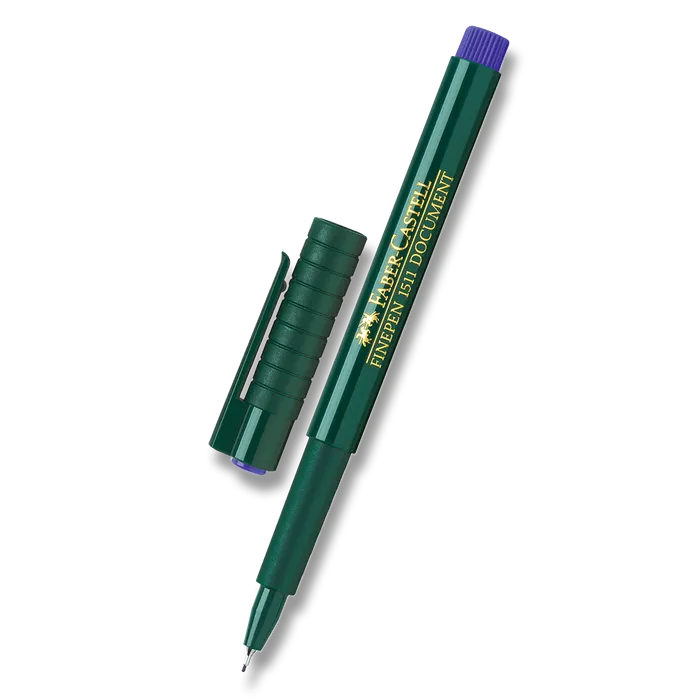 Hauptproduktbild Popisovač Finepen 1511, modrá Faber Castell 151151