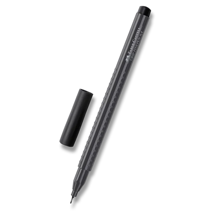 Hauptproduktbild Popisovač Grip 0.4mm, černá Faber Castell (151699)