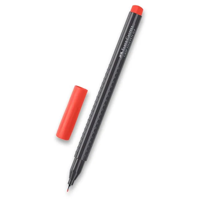 Hauptproduktbild Popisovač Grip 0.4mm, červená Faber-Castell 151621