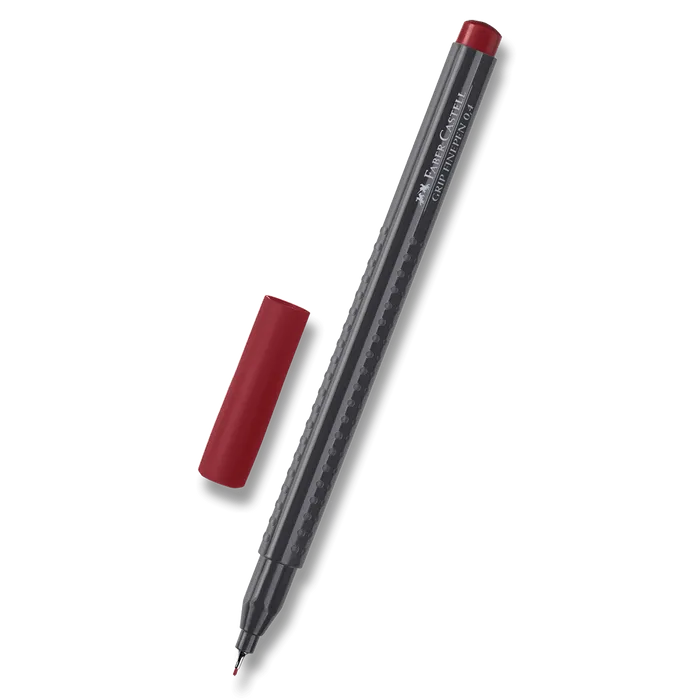 Hauptproduktbild Popisovač Grip 0.4mm, hnědá Faber Castell (151687)