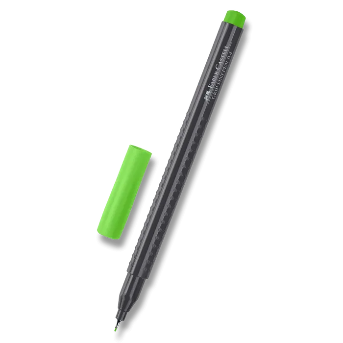 Hauptproduktbild Popisovač Grip 0.4mm, travníková zelená Faber Castell (151666)