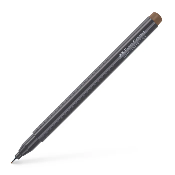 Hauptproduktbild Popisovač Grip 0.4mm, žlutohnědá Faber-Castell 151680