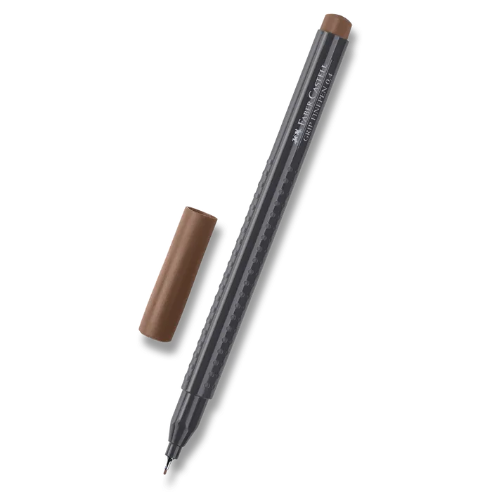 Hauptproduktbild Popisovač Grip 0.4mm, žlutohnědá Faber Castell (151680)