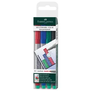 Marker Multimark non-permanent M 4 Stück Faber Castell 152604