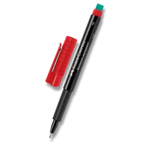 Multimark Permanent F Marker, Rot von Faber Castell (151321)