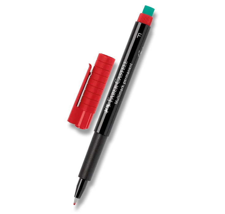 Hauptproduktbild Popisovač Multimark permanent F, červená Faber Castell (151321)