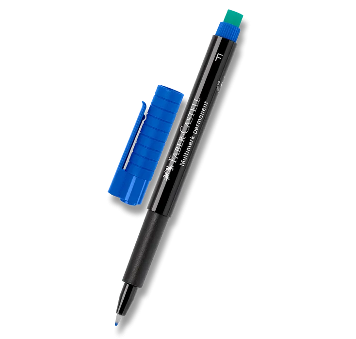 Hauptproduktbild Popisovač Multimark permanent F, modrá Faber Castell (151351)