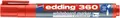 Whiteboard- und Flipchartmarker „360“, rot, 1,5-3 mm, konische Spitze, EDDING