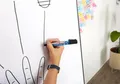 Whiteboard- und Flipchart-Marker 380, gemischte Farben, 1,5-3 mm, Kegelspitze, 4 Stk./Pack.