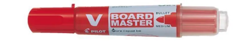 Hauptproduktbild Popisovač na bílou tabuli "V- Board Master", červená, kuželový hrot, 2,3mm, PILOT