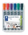 Weiteres Produktbild Flipchartmarker „Lumocolor 356“, Set, 6 Farben, konische Spitze, STAEDTLER