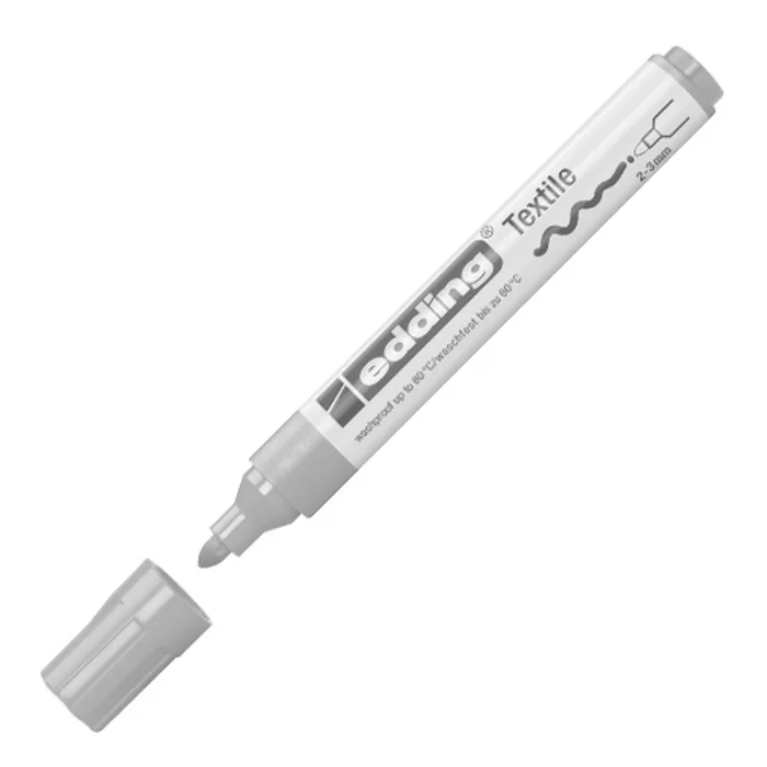 Hauptproduktbild Popisovač na textilie, 1-3 mm, kuželový hrot, neonově oranžová, EDDING "4500"
