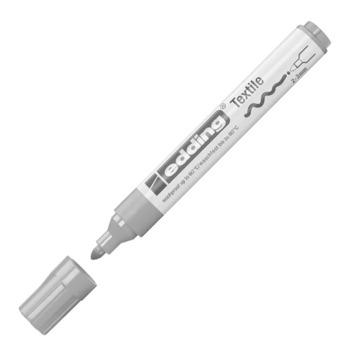Hauptproduktbild Popisovač na textilie, 1-3 mm, kuželový hrot, světle zelená, EDDING "4500"
