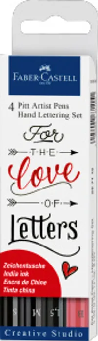 Hauptproduktbild Popisovač Pitt Artist Pen Handlettering, 4ks  Faber Castell 267115
