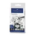 Marker Faber-Castell 167107 Pitt Artist Pen Manga 8 Stück, Manga Basic