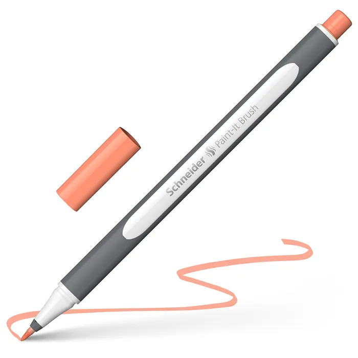 Hauptproduktbild Popisovač Schneider Paint-it 070 Brush pastel. meruňková
