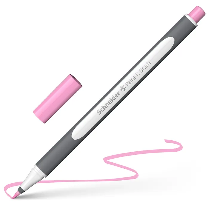 Hauptproduktbild Popisovač Schneider Paint-it 070 Brush pastel. růžová