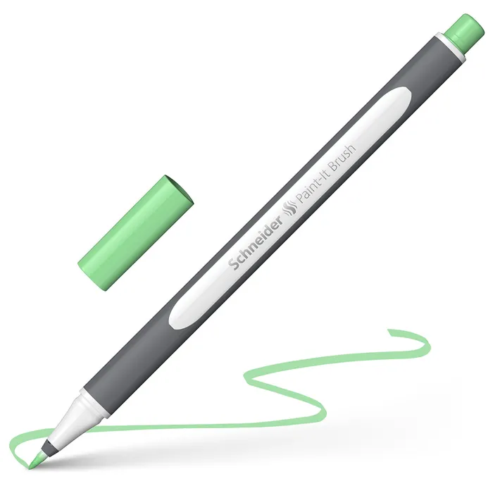 Hauptproduktbild Popisovač Schneider Paint-it 070 Brush pastel. zelená