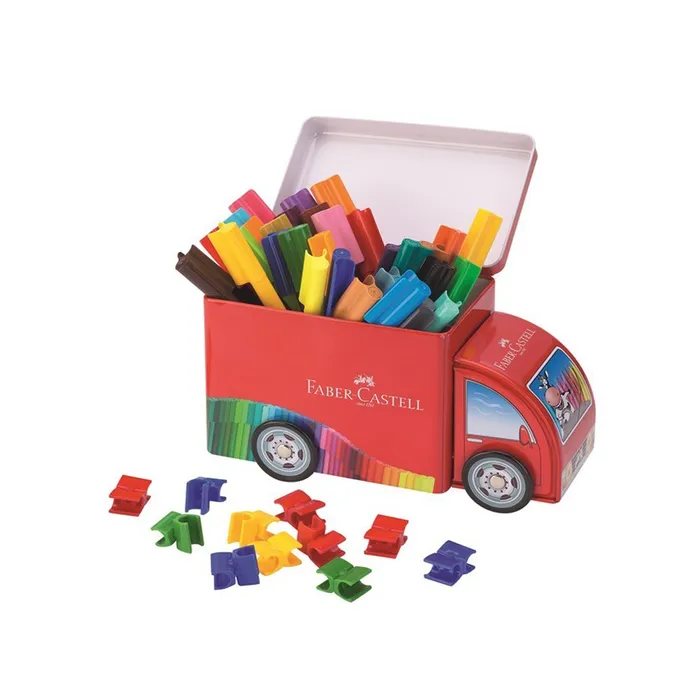 Hauptproduktbild Popisovače Connector plechové autíčko 33ks Faber Castell 155533
