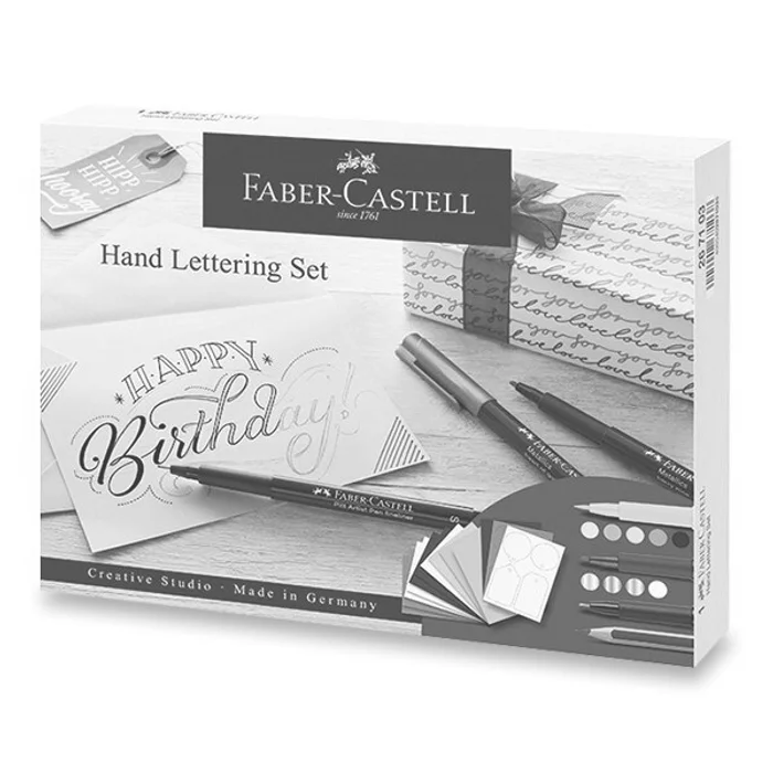 Hauptproduktbild Popisovače Faber-Castell 267103 Pitt Artist Pen Hand Lettering 12 ks