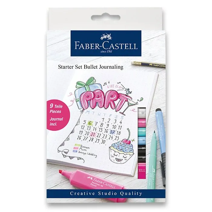 Hauptproduktbild Popisovače Faber- Castell 267125 Starter set Bullet Journaling 267125 9 ks