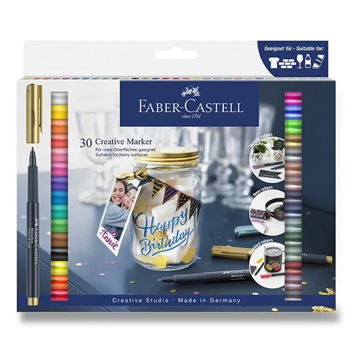 Hauptproduktbild Popisovače Faber-Castell 30 ks