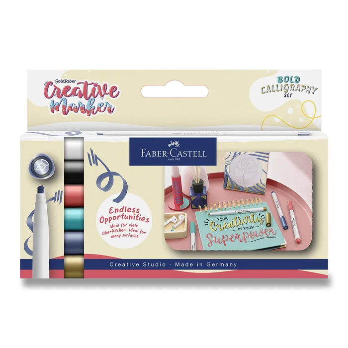 Hauptproduktbild Popisovače Faber-Castell Creative Calligraphy - 6 ks