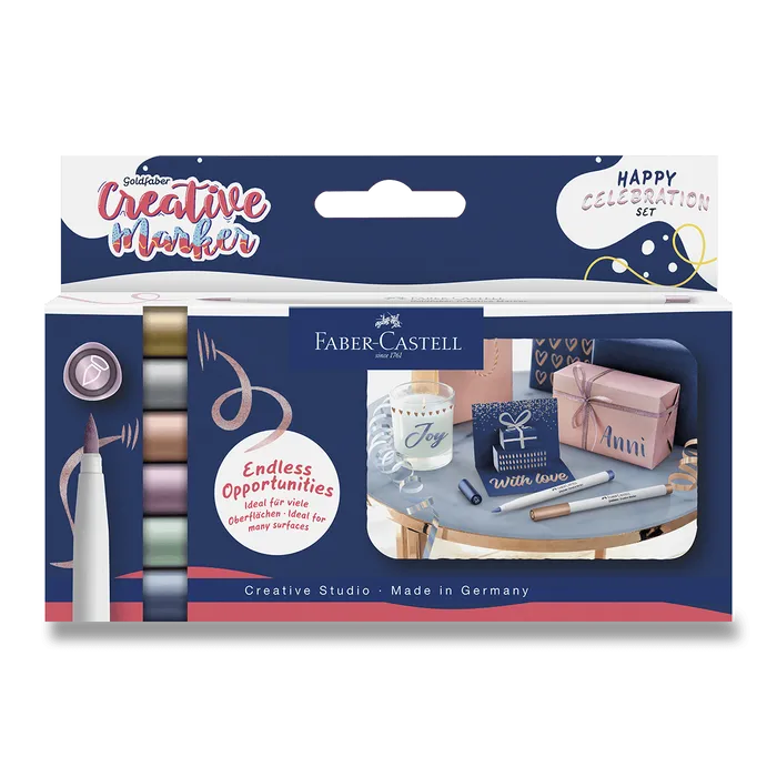 Hauptproduktbild Popisovače Faber-Castell Creative Celebration - 6 ks