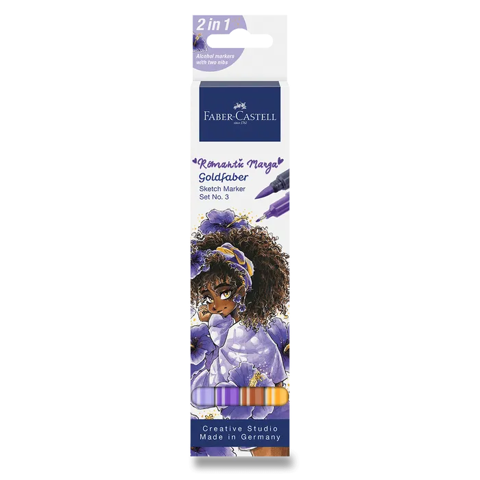 Hauptproduktbild Popisovače Faber-Castell Goldfaber Creative Romantic Manga No. 3