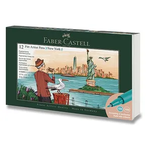 Marker Faber-Castell Pitt Artist Pen New York - 12 Stück