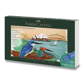 Marker Faber-Castell Pitt Artist Pen Sydney - 12 Stück