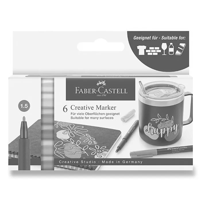 Hauptproduktbild Popisovače Faber-Castell Summer Breeze 6 ks