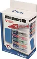 Whiteboard-Marker - Set, 5 Farben, Kegelspitze, 2,3 mm, inklusive Halter und Schwämmen
