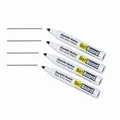 Whiteboard-Marker, schwarz, runder 2-3 mm-Spitze, für weiße Glastafel, 4 Stück