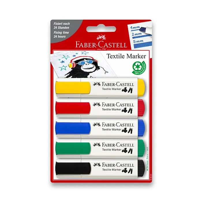 Hauptproduktbild Popisovače na textil Faber-Castell 159520 barev