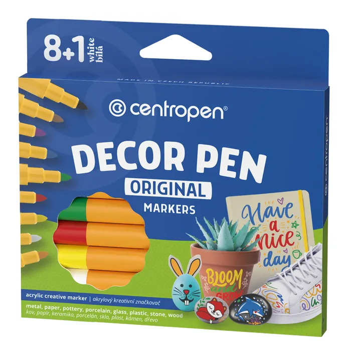 Hauptproduktbild Popisovače sada Decorpen Centropen 2738/8ks