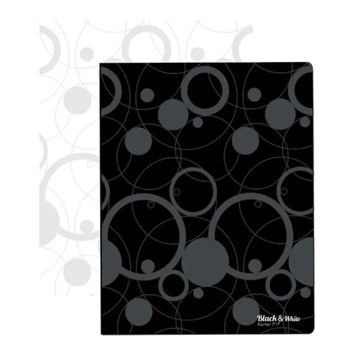 Hauptproduktbild Pořadač PP A4 4kr. Black and White bílá