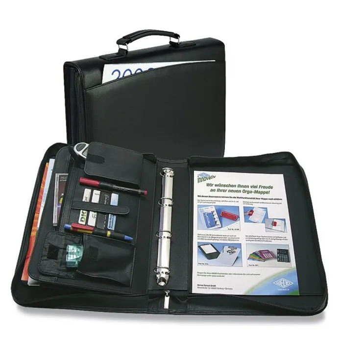 Hauptproduktbild Portfolio A4 se zipem a držadlem - rozměr 355 x 325 x 65 mm