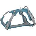 Postroj PREMIUM ACTIVE, petrolejová M-L: 60-75 cm/ 25 mm