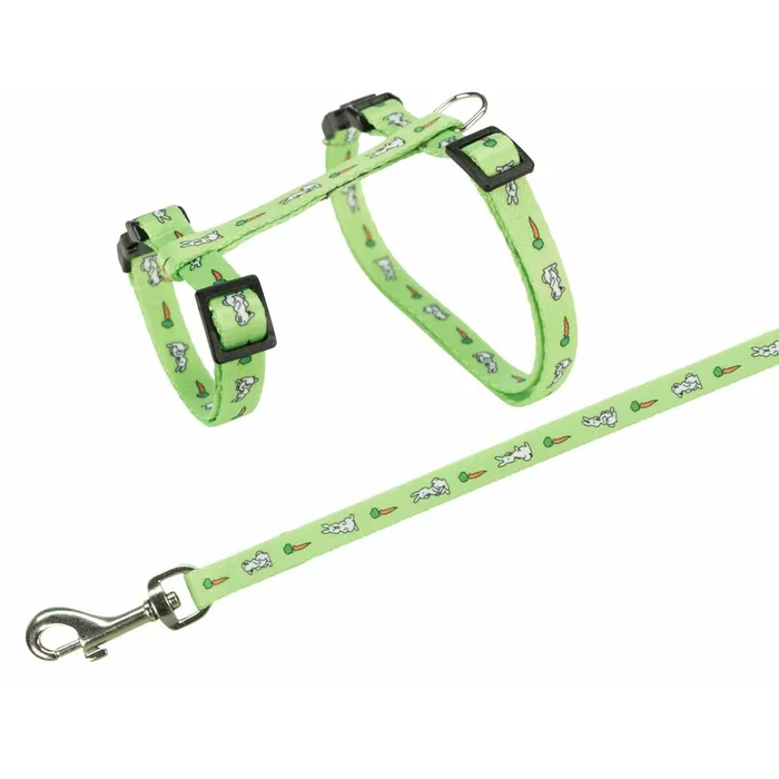 Hauptproduktbild Postroj s vodítkem pro králíka - motiv 25-44/1cm 1,25m