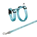 Kaninchengeschirr mit Leine, Motiv BABY BUNNY 20-33 cm/8 mm, 1,25 m