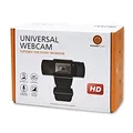 Powerton HD-Webkamera PWCAM1, 720p, USB, schwarz