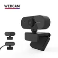 Powerton HD-Webkamera PWCAM2, 1080p, USB, schwarz, FULL HD, 30 FPS