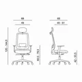 Weiteres Produktbild Powerton Ergonomischer Bürostuhl Lucie, Beige