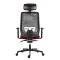 Weiteres Produktbild Ergonomischer Bürostuhl Powerton Lucie, Rot