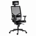 Ergonomischer Bürostuhl Powerton Marie, Schwarz