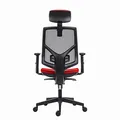 Weiteres Produktbild Powerton Ergonomischer Bürostuhl Tina, Rot